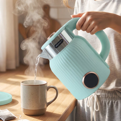 Electric Kettle 2 Litre 1500W Fast Boiling Cordless Kettle for Tea, Coffee, Milk, Hot Water and Instant Foods with Auto Shut Off (1 Pc)