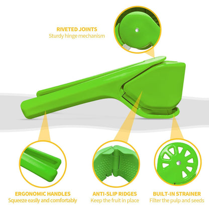 Liger Premium Heavy-Duty Manual Lemon and Orange Squeezer – Handheld Citrus Juice Extractor for Fresh Juice