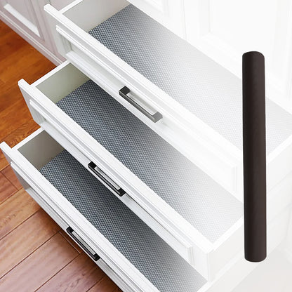 Multipurpose Anti-Slip Bathroom Kitchen Cabinet Drawer Shelf Mat Liner Roll (45cm x 3m)