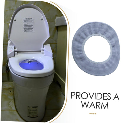 Soft Fabric Elastic Toilet Seat Cover (1 Pc 29x29 Cm)