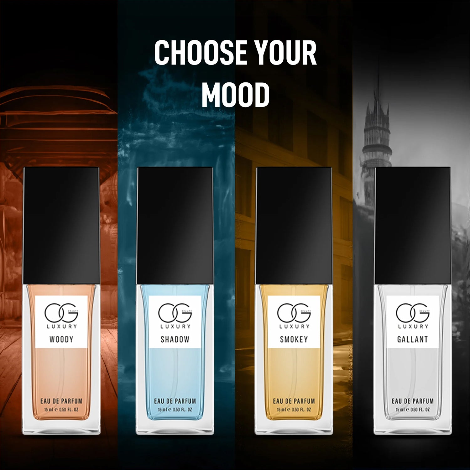 Og Luxury Perfume Gift Set Eau De Parfum Collection (15 Ml 4 Pc)