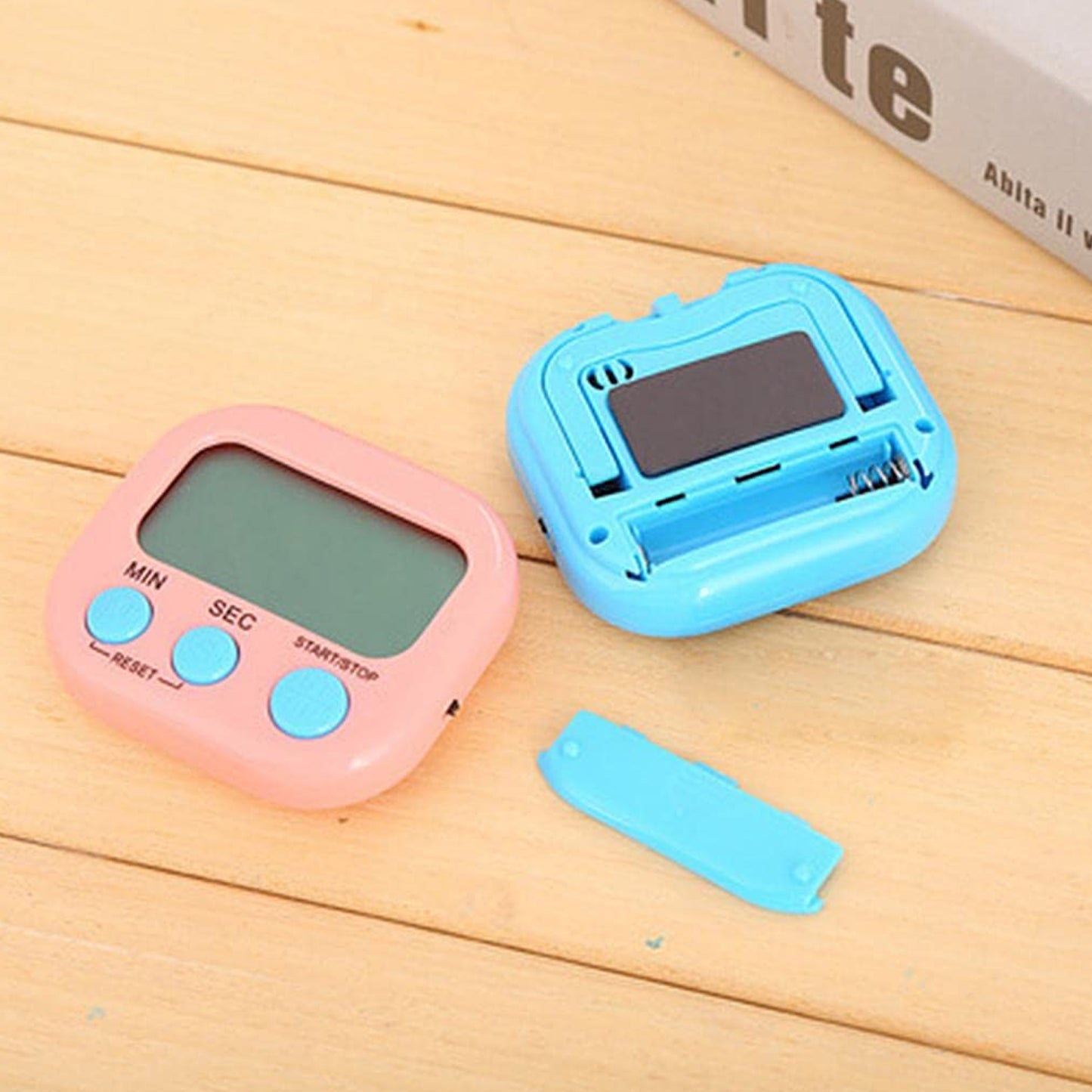 Digital Kitchen Timer with Large LCD Display Countdown and Stopwatch Timer for Cooking, Baking, Study, Office, Workout and Classroom (1 Pc)
