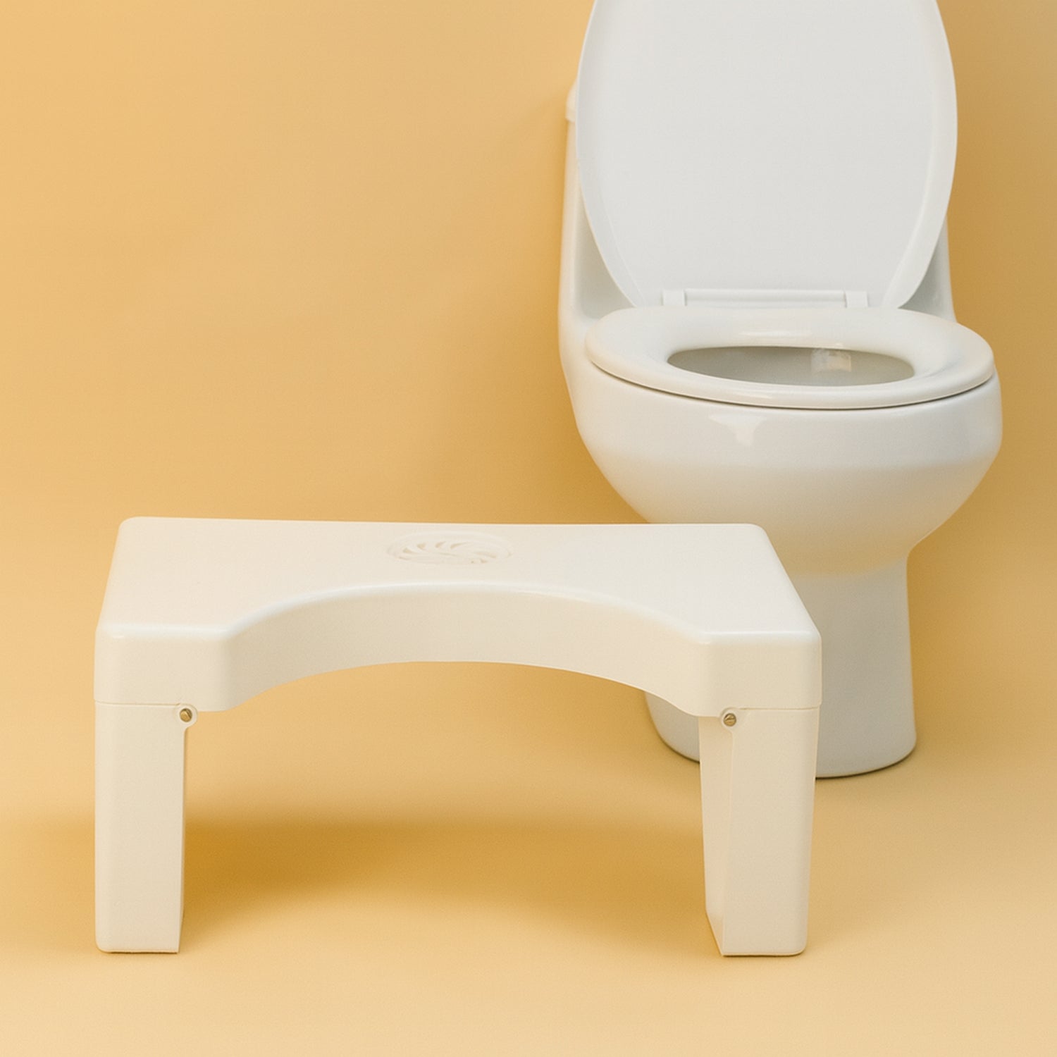 Bathroom Foldable Non Slip Potty Squat Aid Toilet Step Stool with Air Freshener Slot for Constipation Piles Relief and Healthy Toilet Posture (1 Pc)
