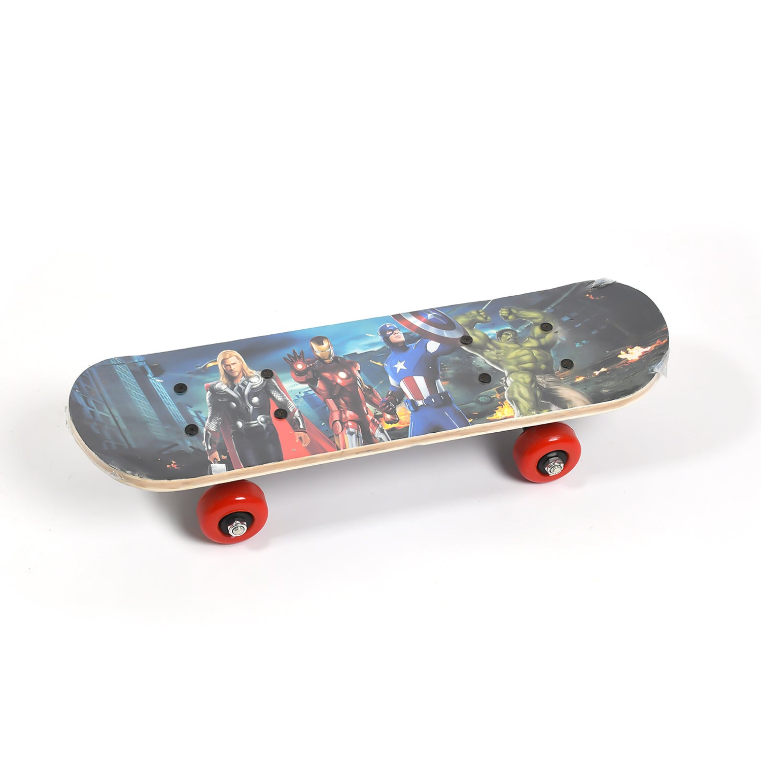 Wooden Mini Skateboard Cruiser Lightweight Skate Board with Smooth Wheels for Kids Beginners Teens and Adults Outdoor Fun Ride and Gift (1 Pc)