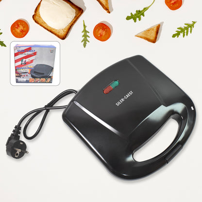 Electric Non-Stick Waffle Maker – 2 Slice Square Waffle Machine with Indicator Lights and Cool Touch Handle for Crispy Homemade Waffles