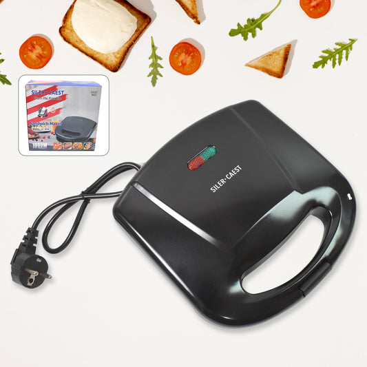 Electric Non-Stick Waffle Maker – 2 Slice Square Waffle Machine with Indicator Lights and Cool Touch Handle for Crispy Homemade Waffles