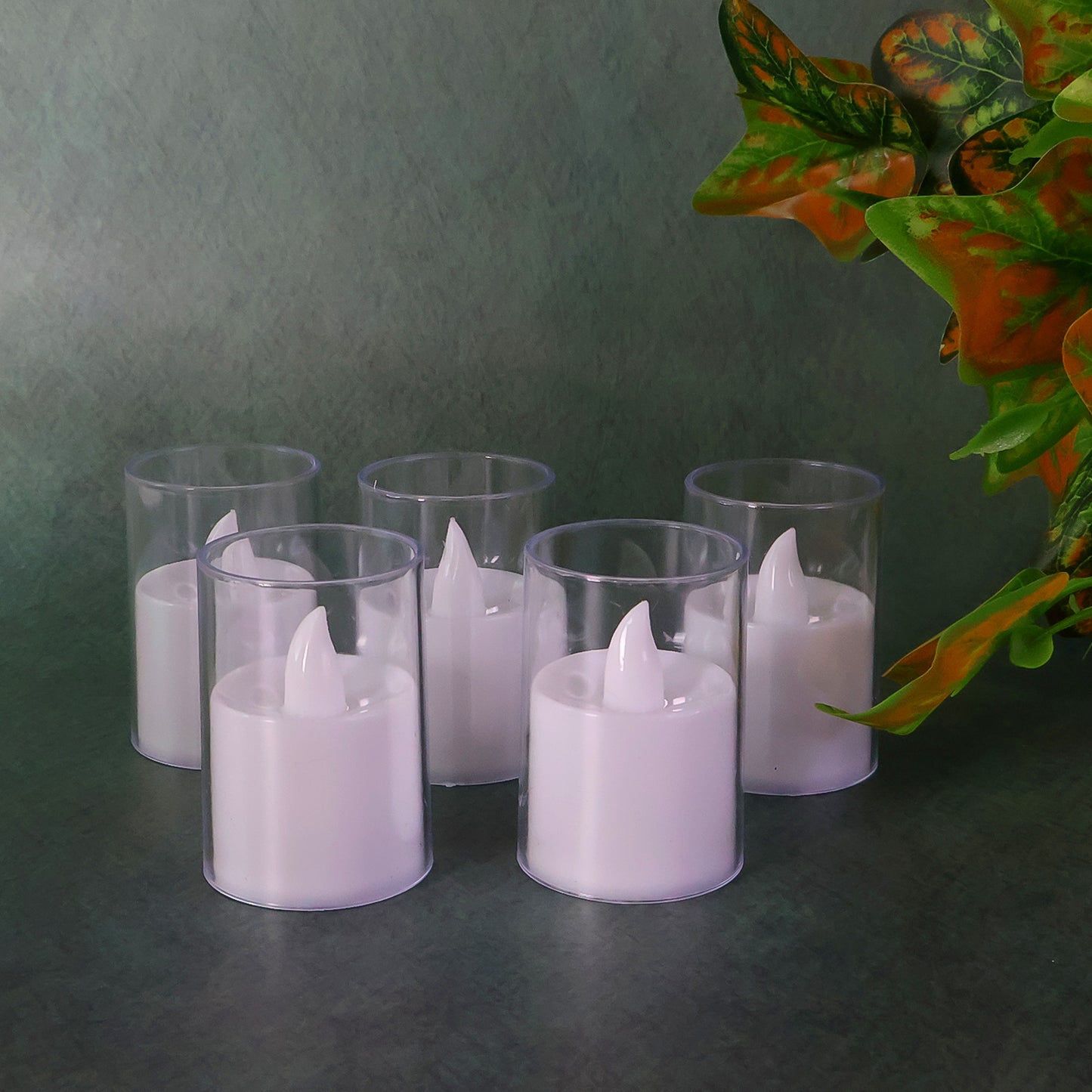 Flameless Led Votive Candles Light - (5 Pc)