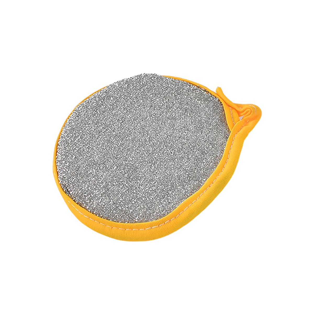 Double-Sided Dishwashing Sponge for Cleaning Utensils, Pots, Pans and Kitchen Surfaces, Reusable Nylon Fibre and Foam Scrubber Sponge (1 Pc)