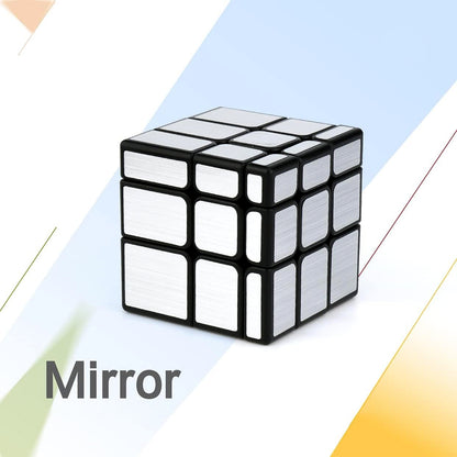 Mirror Cube 3x3 Puzzle Cube With Reflective Silver Surfaces