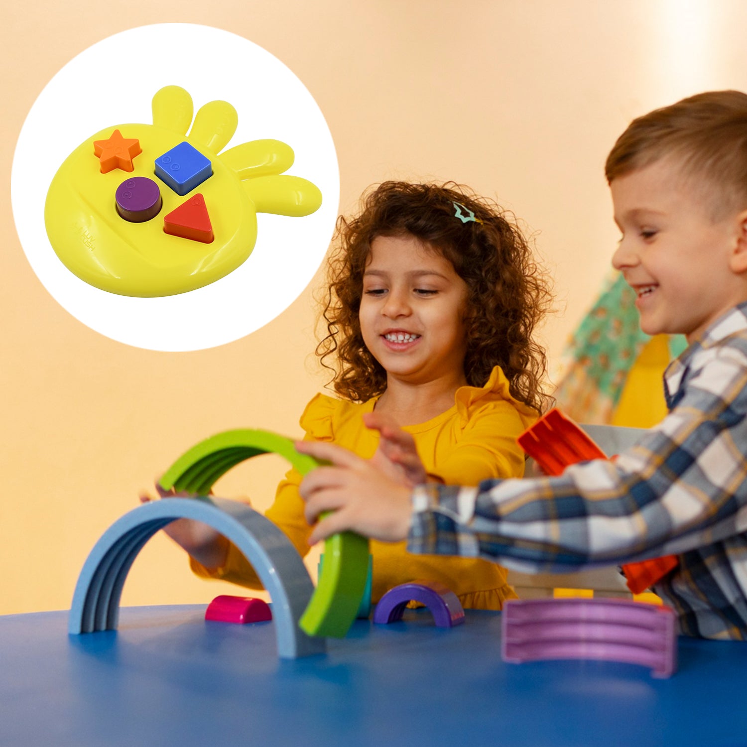 Octopus Shape Sorter Educational Toy | Colorful Shape Matching Puzzle Game for Toddlers and Kids | Brain Development Learning Toy for Boys and Girls