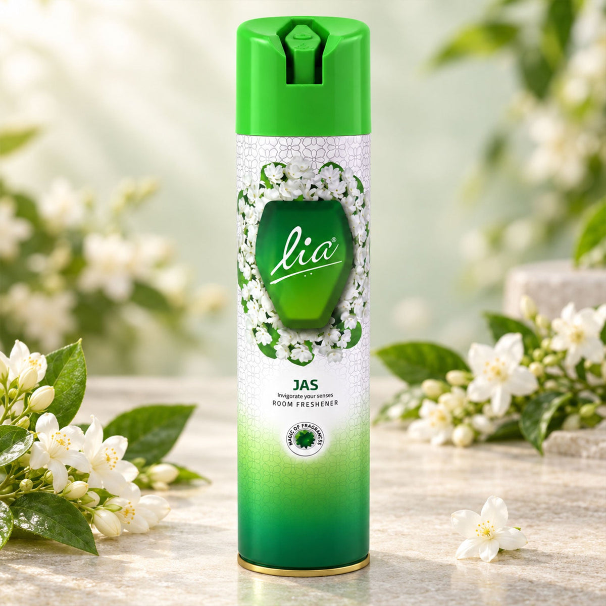 Jasmine Room Freshener Spray 200ml | Floral Fragrance Aerosol Air Freshener for Home, Bedroom, Bathroom and Office