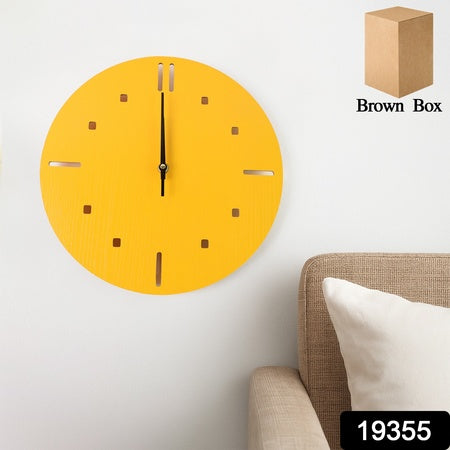 Modern Round Wall Clock Silent Non Ticking Analog Decorative Wall Clock Battery Operated for Living Room, Bedroom, Office, Café and Home Décor (1 Pc)