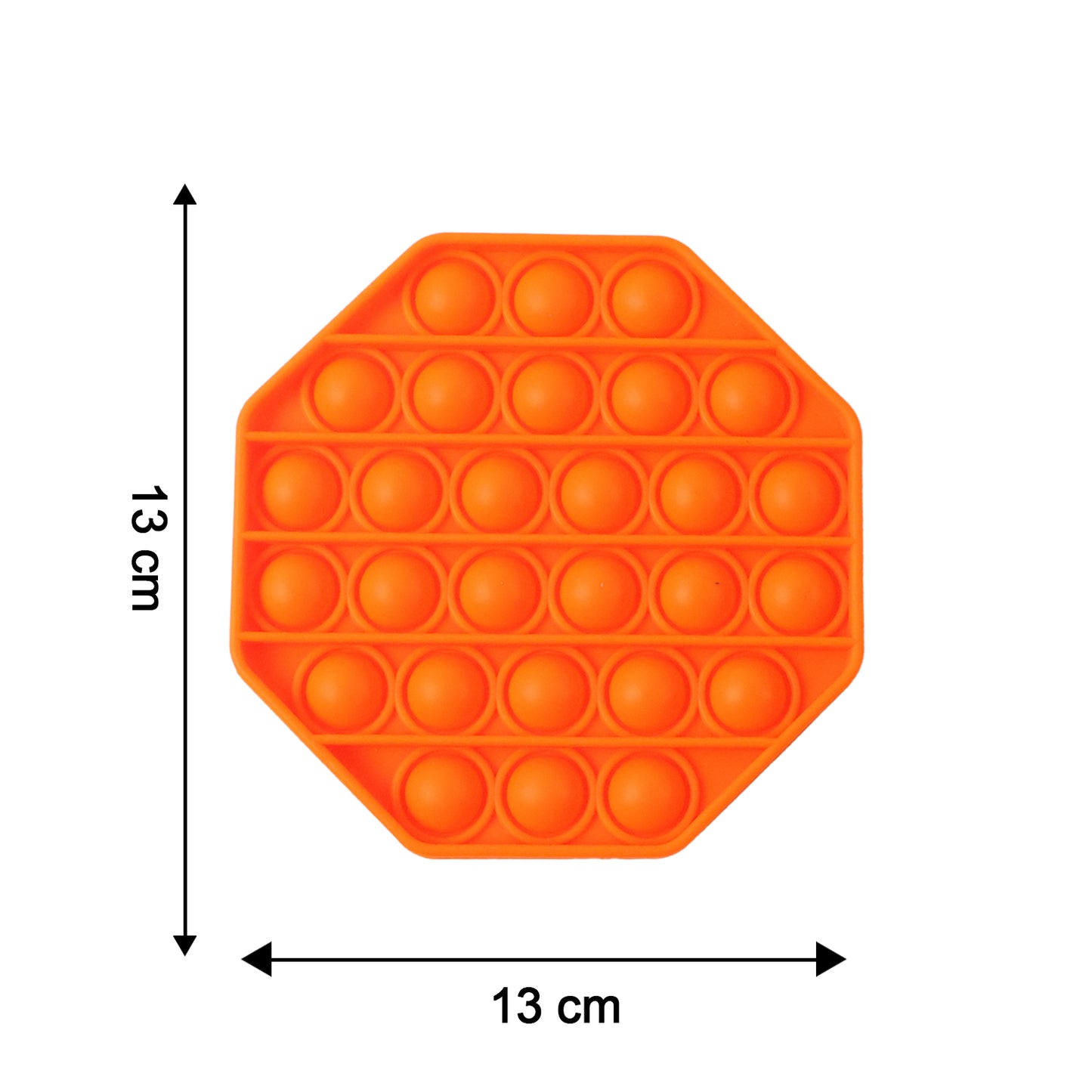 Premium Silicone Pop It Fidget Toy Reusable Sensory Bubble Popper Stress Relief Toy for Kids (1 Pc)