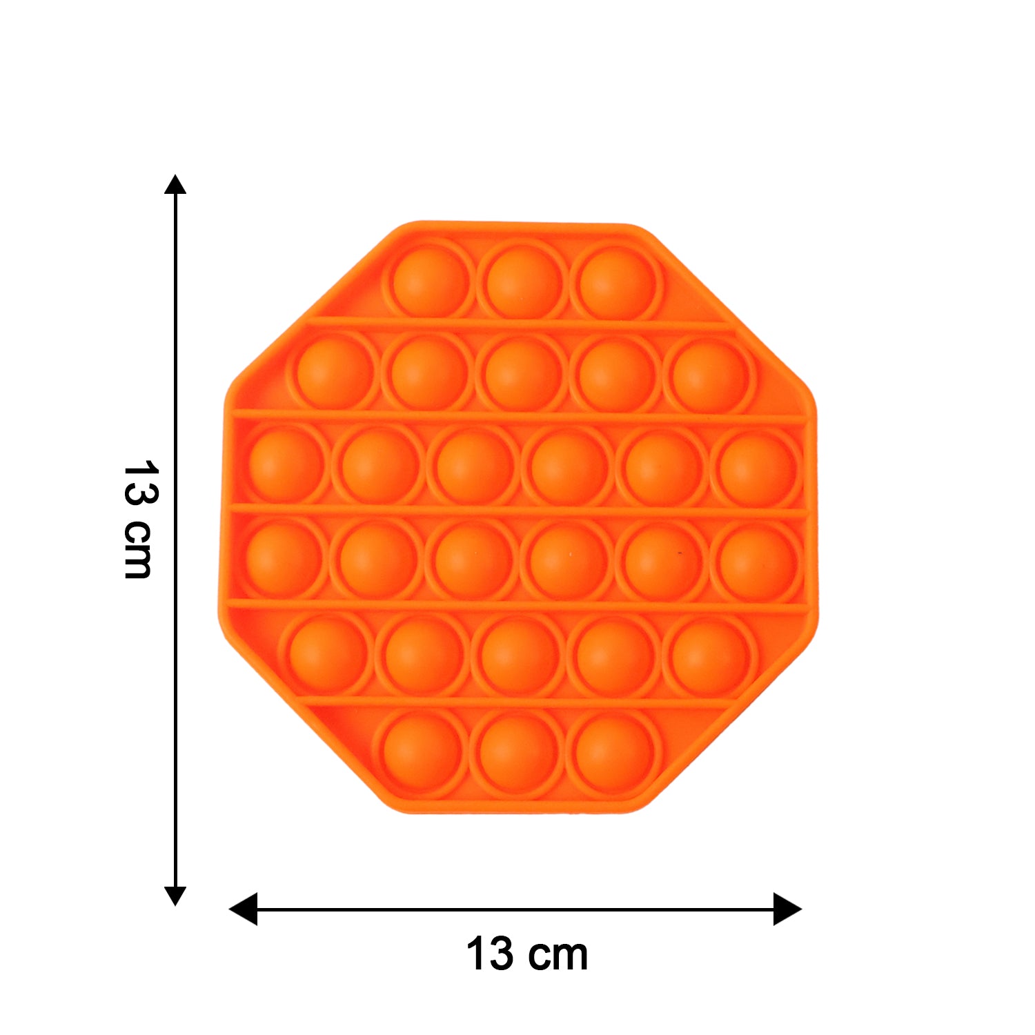 Premium Silicone Pop It Fidget Toy Reusable Sensory Bubble Popper Stress Relief Toy for Kids (1 Pc)