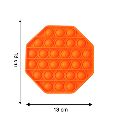 Premium Silicone Pop It Fidget Toy Reusable Sensory Bubble Popper Stress Relief Toy for Kids (1 Pc)
