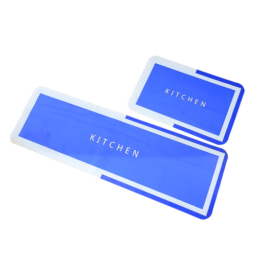 Premium Anti-Slip Kitchen Floor Mat Set – 2 Piece Combo with Soft Cushioned Surface & Water-Resistant Design for Home Kitchen Use (1 Set)