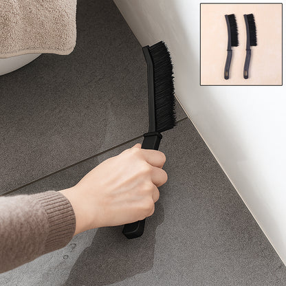 2-Piece Long Handle Corner Cleaning Brush Set | Deep Cleaning Brush for Tile Joints, Floor Edges &amp; Hard-to-Reach Areas