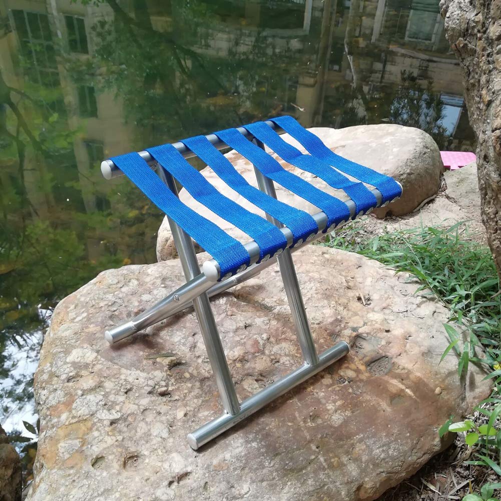 8804 Folding Beach Tool Best Folding Stool Portable Travel Train Chair Outdoor Rest Seat Fishing Beach Picnic Hiking Backpacking Stool Camping Fishing Hiking Picnic Garden (1 Pc )