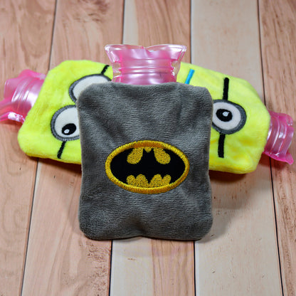 Batman Small Hot Water Bag With Cover For Pain Relief