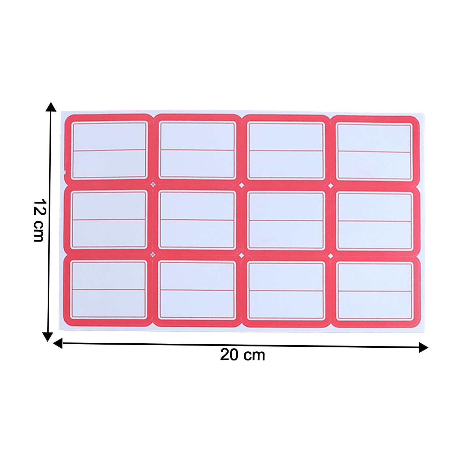 Self-Adhesive Label Stickers – Rectangular Labels for Shipping, Organizing, and Personalization - 10 Sheets