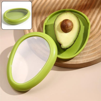 Green Oval Shape Vegetable Container Premium Fruit Saver Keeper for Kitchen Organization and Refrigerator Storage (1 Pc)