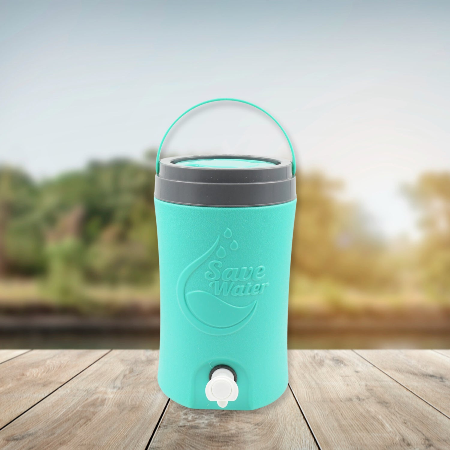 Plastic Water Rover Jug 5 Litre Insulated Water Jug with Tap and Sturdy Handle Hot and Cold Beverage Dispenser Leakproof Food Grade Portable Water Storage Jug