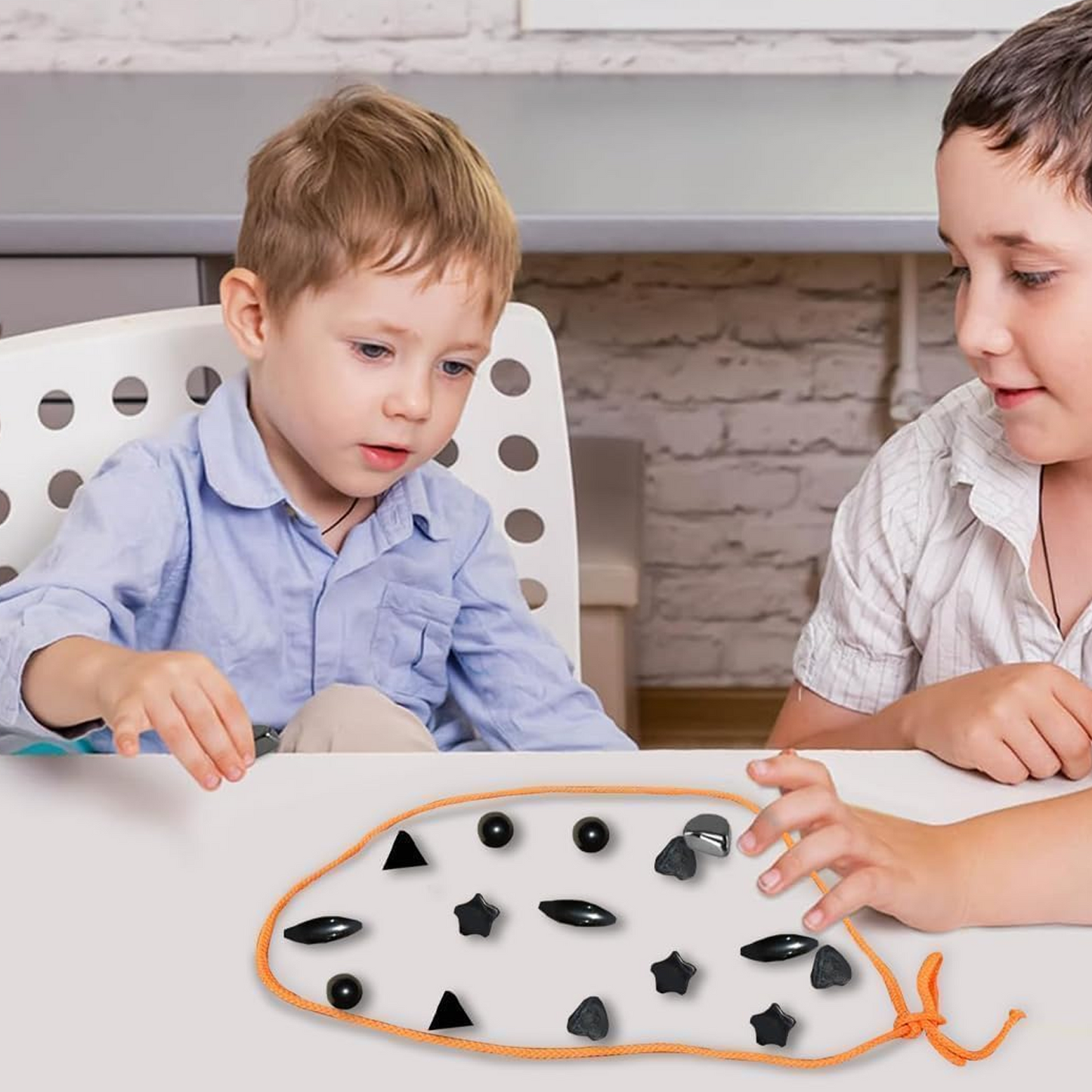Magnetic Power Kit – 1 Set of Magnetic Shapes for Creative Building and STEM Learning, Cognitive Development, and Fun Building Activities