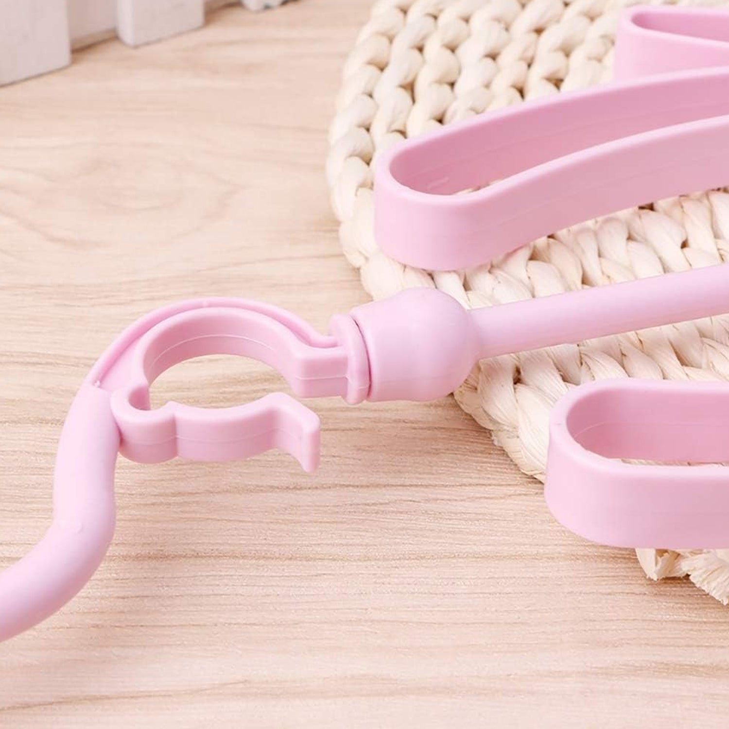 Rotatable Shoes Drying Hanger PP Shoe Hanging Rack for Balcony Closet Laundry and Storage Organizer (1 Pc)