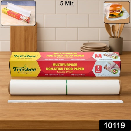 Freshee Multipurpose Grease-proof & Non-stick Food Paper Roll - 300 Mm x 5 Meter