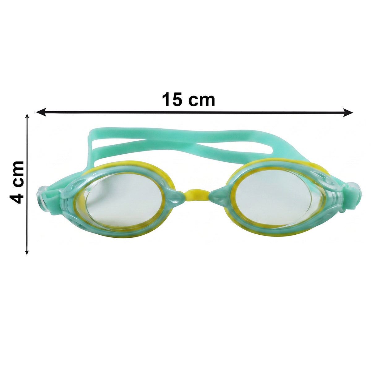 Kids Dual Colour Swimming Goggles with Anti-Fog Lenses and Adjustable Strap for Pool Activities
