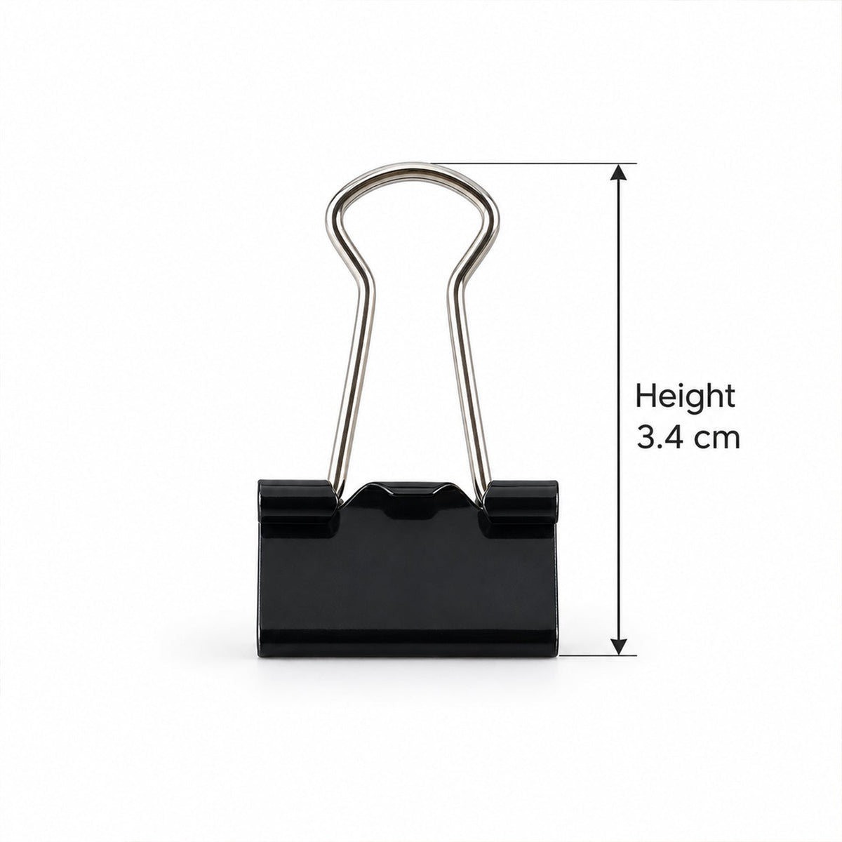 Metal Paper Holding Binder Clips For Office School And Home Organization (12 Pc 19 Mm)