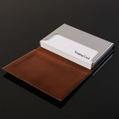 Premium Executive Business Card Holder with Magnetic Closure – Elegant Visiting Card Organizer (1 Pc)