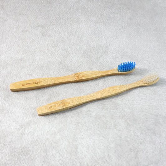 Eco-Friendly Bamboo Toothbrush Twin Pack with Medium Bristles for Daily Oral Hygiene, Gentle Cleaning & Sustainable Dental Care – Bulk Value Pack (12 Packets× 2 Pcs)