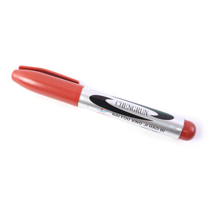 Maroon Premium Permanent Marker Pen for Writing, Labeling, Office, School & Industrial Use | Quick-Dry Anti-Smudge Multi-Surface Marker with Smooth Bold Ink & Precision Tip (1 Pc)