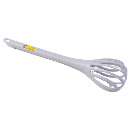 Manual Egg Beater Food Grade Plastic Hand Whisk and Noodle Grabber for Eggs Cream Batter Mixing Baking Cooking Pasta and Kitchen Use (1 Pc)