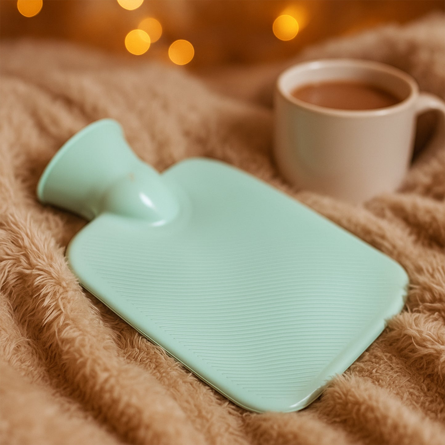 Premium Quality Rubber Hot Water Bag – Compact Heat Therapy Bottle for Pain Relief