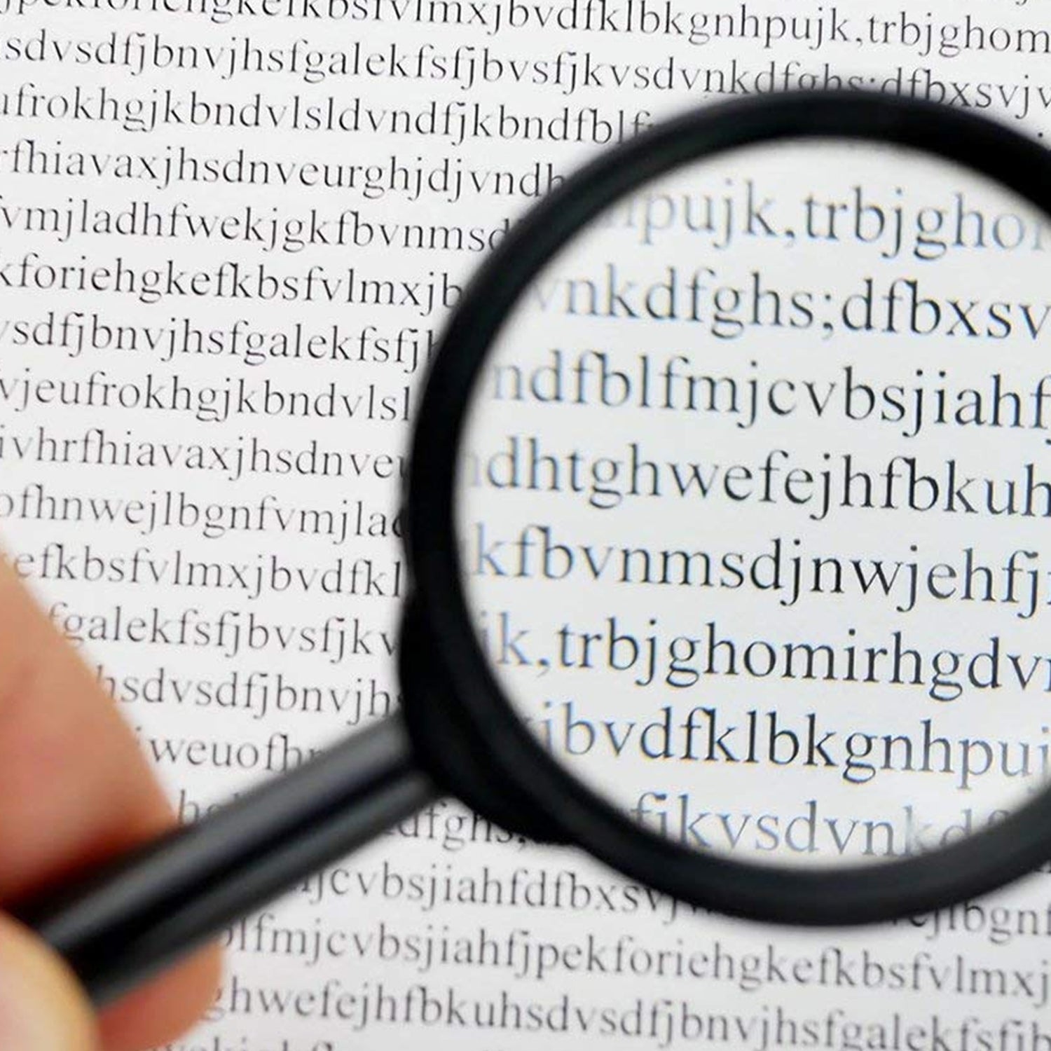 Magnifying Glass Lens Reading Aid – Real Glass Handheld Magnifier with Plastic Handle, 50mm Lens (1 Pc)