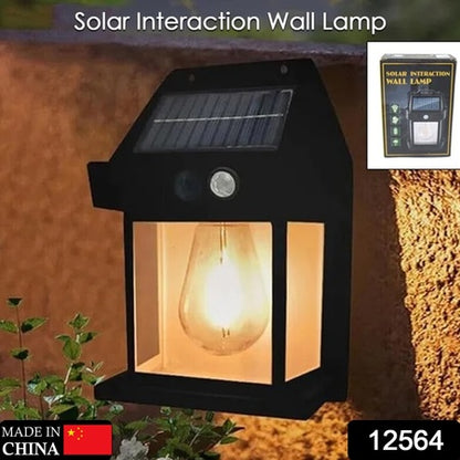 Solar Wall Lamp - Wireless Outdoor Light with Motion Sensor & 3 Modes