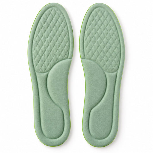 Soft Foam Shoe Insoles With Textured Surface For Daily Wear (1 Pair Size 45-46)