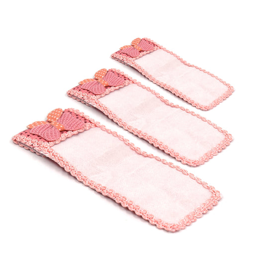3 Piece Remote Control Cover Set with Bow Knot Dustproof Protective Covers for TV AC DTH Set Top Box Remotes (1 Set)