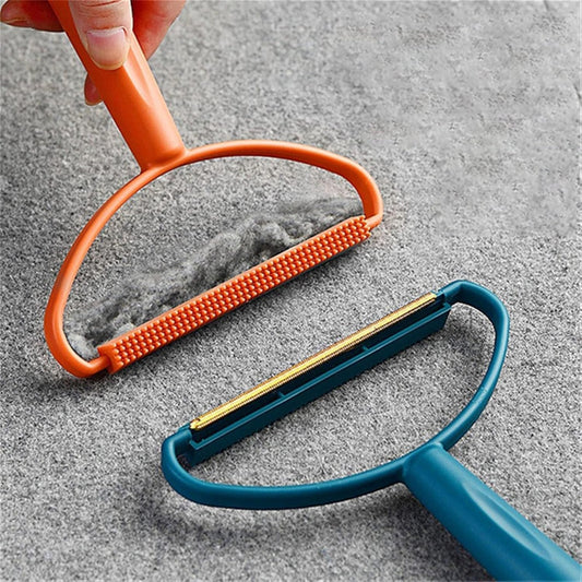 Storenzo 2-in-1 Lint Remover Brush with Copper Blade for Clothes, Upholstery and Pet Hair