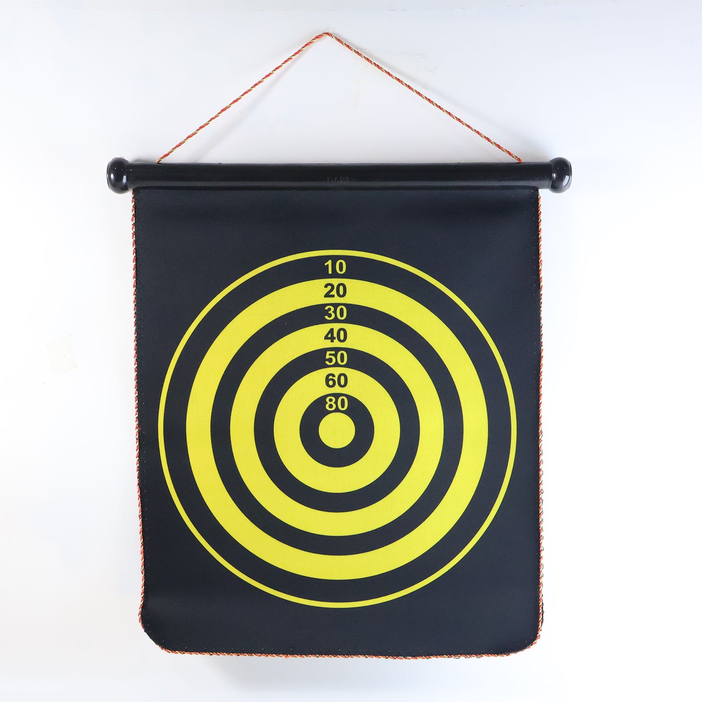 Roll-Up Double-Sided Dartboard Game – Hanging Target Mat with Scoring Rings – Safe Indoor and Outdoor Family Fun, Portable Travel Tube, Easy Storage – Includes Magnetic/Safety Darts (1 Set)
