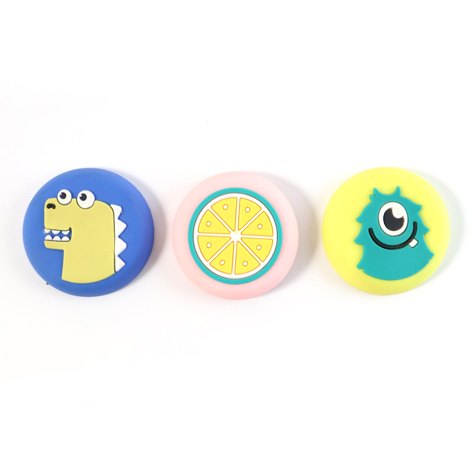 Cute Cartoon & Fruit Design Wall Door Stopper Bumper – Self Adhesive Shock Absorber Guard to Protect Wall from Door Handle Impact for Home, Bedroom, Kids Room & Office (1 Pc, Mix Design)