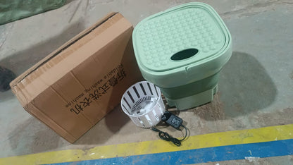 Portable Washing Machine Foldable Washer And Dryer Combo (1 Set Mix Color)