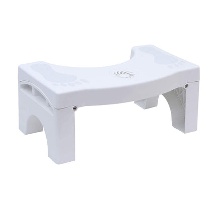 Bathroom Foldable Non Slip Potty Squat Aid Toilet Step Stool with Air Freshener Slot for Constipation Piles Relief and Healthy Toilet Posture (1 Pc)