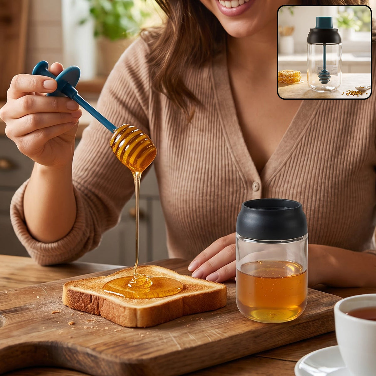 250 ML Glass Oil Dispenser Bottle with Silicone Basting Brush for Cooking, Grilling and Baking (1 Pc)