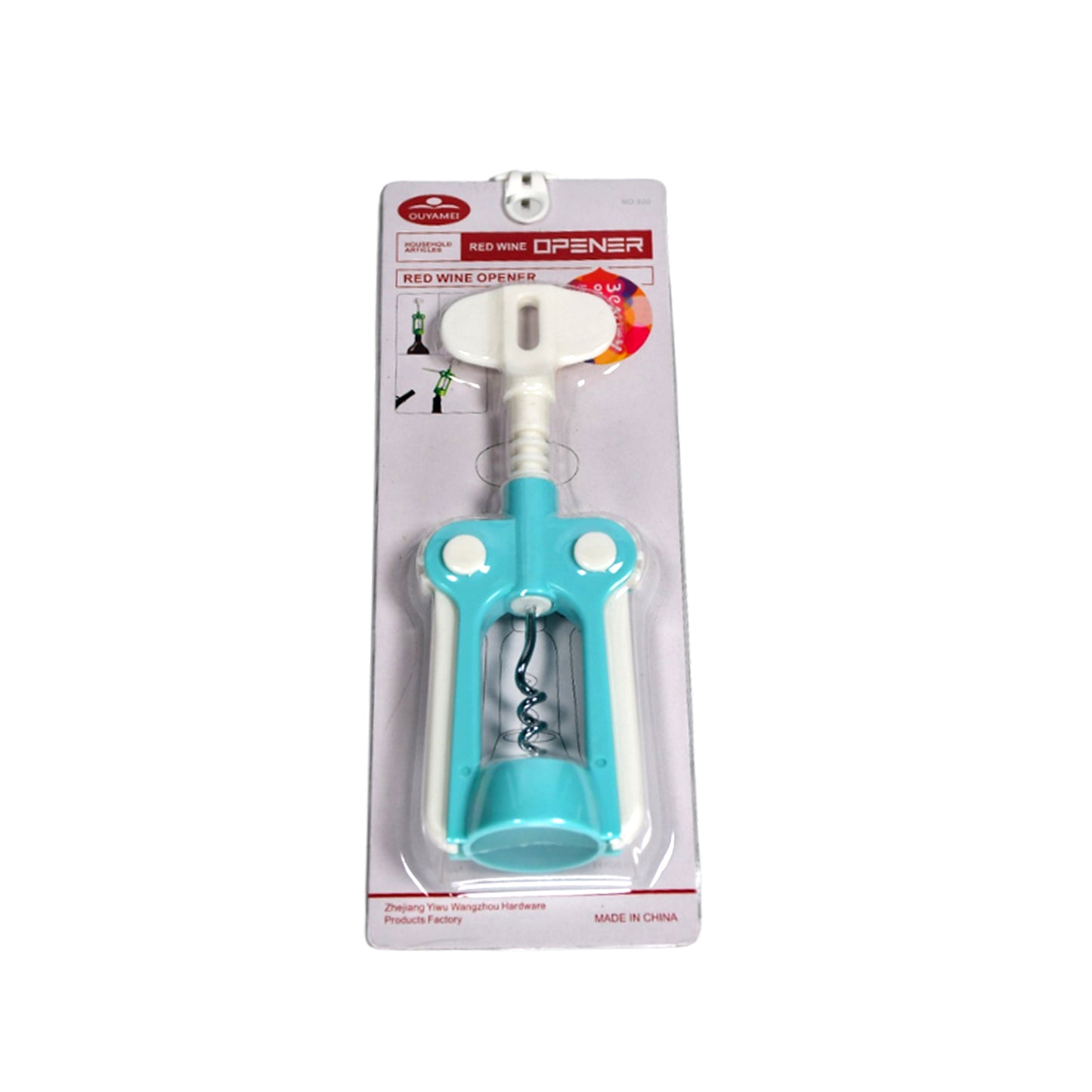 Waiter Wine Corkscrew Bottle & Beer Cap Opener – Premium Manual Wing Style Opener for Bar, Restaurant & Home Use