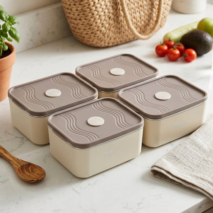 Insulated Tiffin Lunch Box Keeps Food Warm Cool