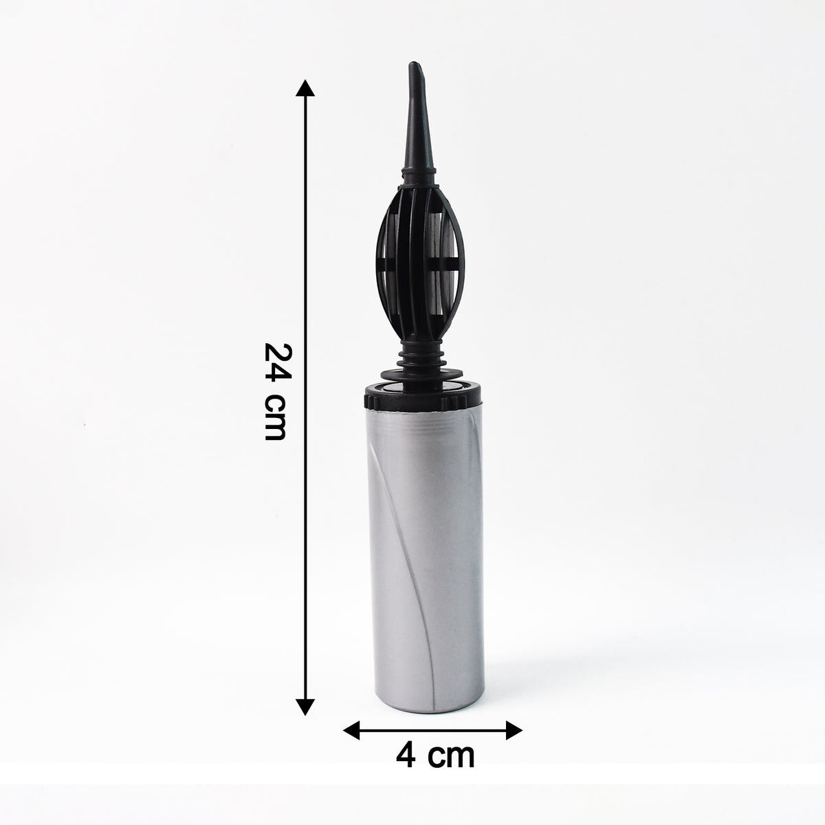 Hand Balloon Pump 24 Cm Dual Action Manual Air Inflator for Balloons Toys Inflatables and Party Decorations (1 Pc)