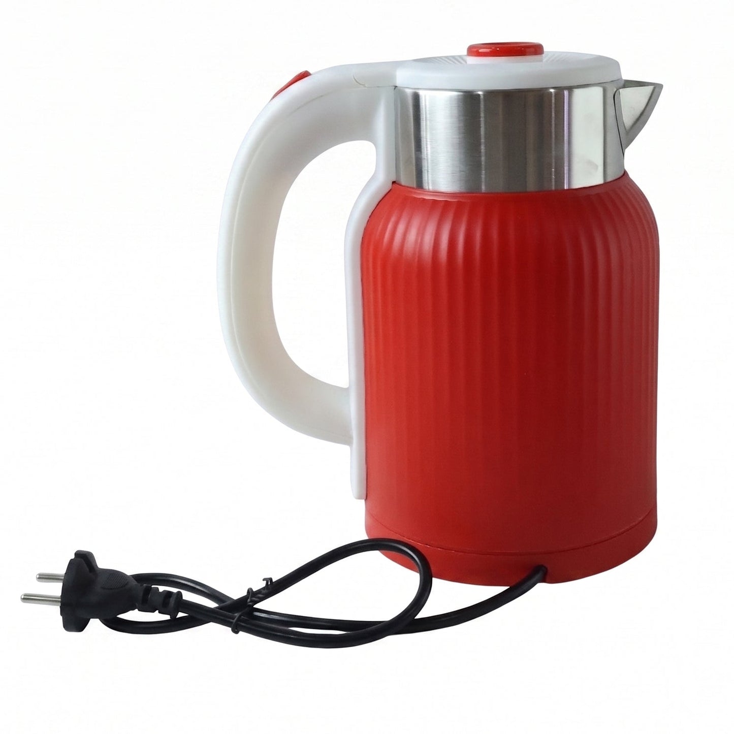 Electric Kettle 2 Litre 1500W Fast Boiling Cordless Kettle for Tea, Coffee, Milk and Hot Water with Auto Shut Off Red (1 Pc)